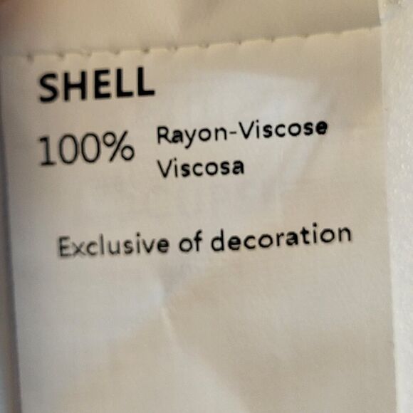 New CUPSHE Small White Swimsuit Tie Cover-up V-Neck Short Sleeve Lace Scalloped - Picture 13 of 14